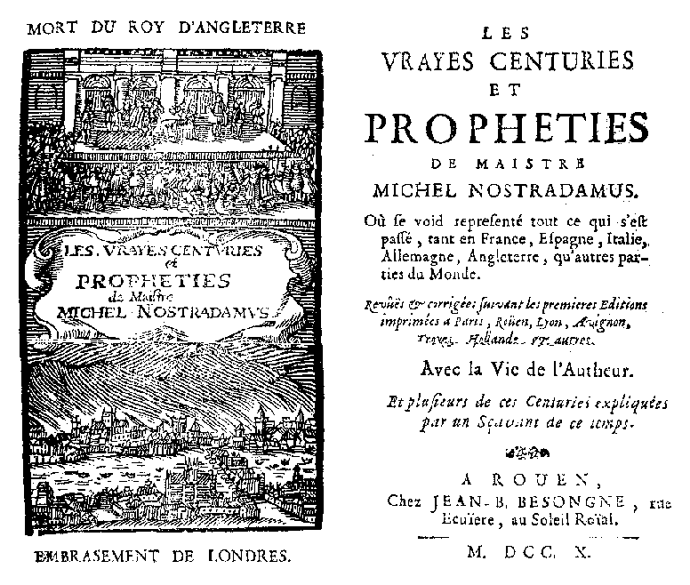 Edition des Prophéties (Rouen, 1710)