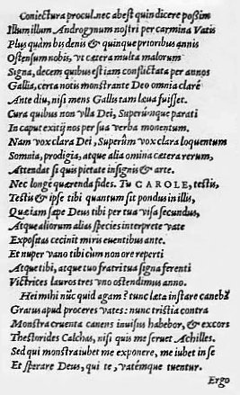 Texte latin de La Croix du Maine