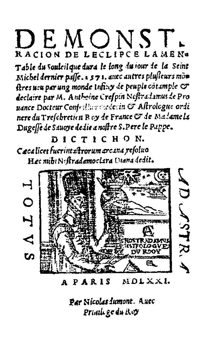 Demonstracion, 1571