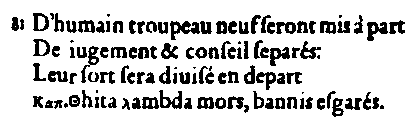Quatrain (I,81) de l'édition Macé Bonhomme