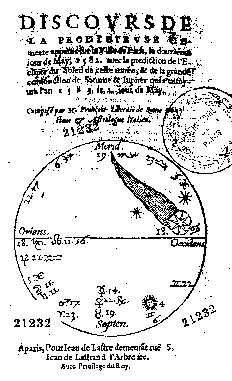 Discours de la prodigieuse Comette (1583)