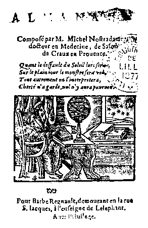 Almanach pour 1563 (Barbe Regnault)