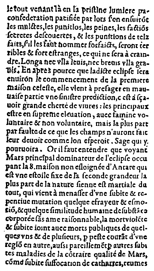 Folio A4r des <I>Significations</I>